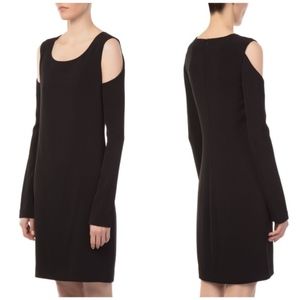 Helmut Lung cutout sleeve dress/black/2/S